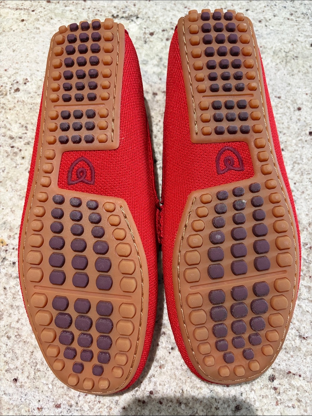 Rothy’s The Driver Red Clementine Driving Slip On Loafers - Picture 4 of 6